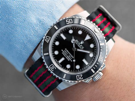 rolex nato strap vintage|best strap for rolex submariner.